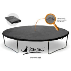 Bâche De Protection Ø430cm Adaptable à Tous Trampolines De Diamètre 430 Cm