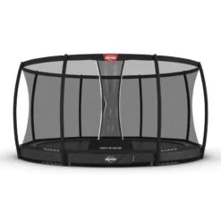 BERG Champion InGround Trampoline 430 Gris + Filet De Sécurité Deluxe