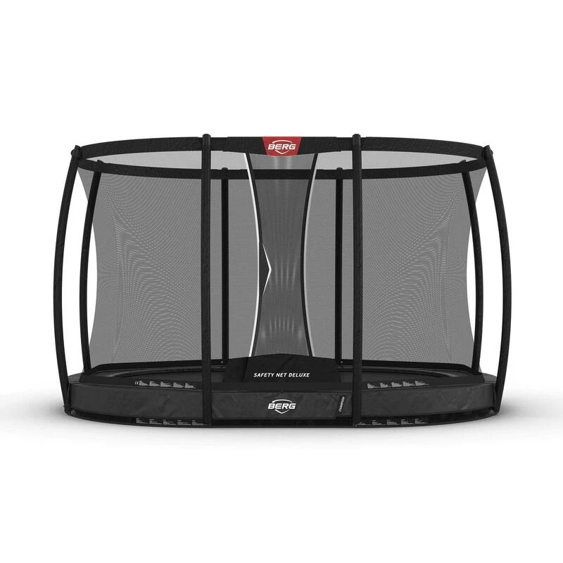 BERG Grand Champion InGround Trampoline 350 Gris + Filet De Sécurité Deluxe 3 BERG Grand Champion InGround Trampoline 350 Gris + Filet De Sécurité Deluxe
