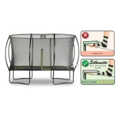 EXIT Toys - Trampoline Avec Filet De Sécurité - Rectangulaire - 244x366cm 12 EXIT Toys - Trampoline Avec Filet De Sécurité - Rectangulaire - 244x366cm -Trampoline Rabais Boutique exit toys trampoline avec filet de securite rectangulaire 244x366cm 3