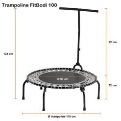 Mini Trampoline FITNESS FitBodi 100 Qualité Pro Certifié Par Le CRITT 9 Mini Trampoline FITNESS FitBodi 100 Qualité Pro Certifié Par Le CRITT -Trampoline Rabais Boutique mini trampoline fitness fitbodi 100 qualite pro certifie par le critt 3