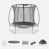 Trampoline 250cm Filet Intérieur + Accessoires + Tente I Sweeek -Trampoline Rabais Boutique trampoline 250cm filet interieur accessoires tente i sweeek