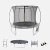 Trampoline 305cm - Mars Inner XXL- Trampoline De Jardin Gris Avec Filet De 1 Trampoline 305cm - Mars Inner XXL- Trampoline De Jardin Gris Avec Filet De -Trampoline Rabais Boutique trampoline 305cm mars inner xxl trampoline de jardin gris avec filet de