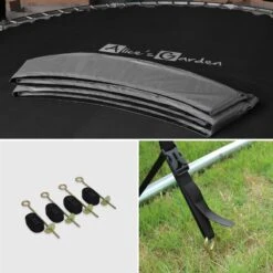 Trampoline 370cm + Tente De Camping | Sweeek -Trampoline Rabais Boutique trampoline 370cm tente de camping sweeek 4