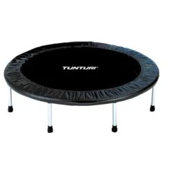 Tunturi Trampoline De Fitness - Pour L'intérieur - Bord De Sécurité Inclus - Ø95 Cm