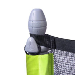 Trampoline De Jardin 244 Cm + Filet De Sécurité JUMPI Taupe/Vert 250 -Trampoline Rabais Boutique trampoline de jardin 244 cm filet de securite jumpi taupevert 250 4