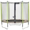 Trampoline De Jardin 305 Cm + Filet De Sécurité JUMPI Taupe/Vert 300 2 Trampoline De Jardin 305 Cm + Filet De Sécurité JUMPI Taupe/Vert 300 -Trampoline Rabais Boutique trampoline de jardin 305 cm filet de securite jumpi taupevert 300