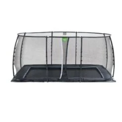 EXIT TOYS Trampoline Enterré Au Niveau Du Sol Dynamic 275x458cm Avec Filet De