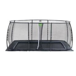 EXIT TOYS Trampoline Enterré Au Niveau Du Sol Dynamic 305x519cm Avec Filet De