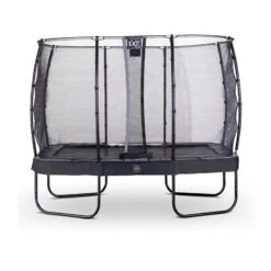 EXIT TOYS Trampoline EXIT Elegant Premium 214x366cm Avec Filet De Sécurité Deluxe - Noir