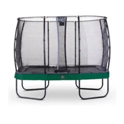 EXIT TOYS Trampoline EXIT Elegant Premium 244x427cm Avec Filet De Sécurité Deluxe - Vert