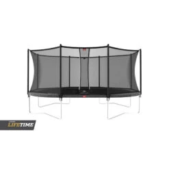 Berg Trampoline Ovale Favorit Regular Gris 520 Cm Avec Filet De Sécurité