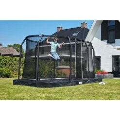 Salta Trampoline - Premium Ground - 366x244 Cm - Rectangulaire Noir -Trampoline Rabais Boutique trampoline premium ground 366x244 cm rectangulaire noir 6