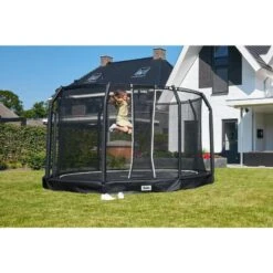 Salta Trampoline - Premium Ground - 427 Cm - Rond Noir -Trampoline Rabais Boutique trampoline premium ground 427 cm rond noir 6