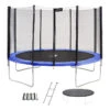 Trampoline Rond Bleu Ø360cm Avec Filet, échelle, Bâche Et Kit Ancrage -Trampoline Rabais Boutique trampoline rond bleu o360cm avec filet echelle bache et kit ancrage