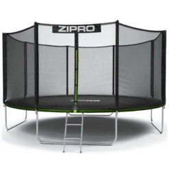 Trampoline Rond Zipro Jump Pro 14FT 435cm Avec Filet De Protection Extérieur