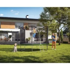 Trampoline Rabais Boutique -Trampoline Rabais Boutique trampoline rond zipro jump pro 16ft 496cm avec filet de protection exterieur 1